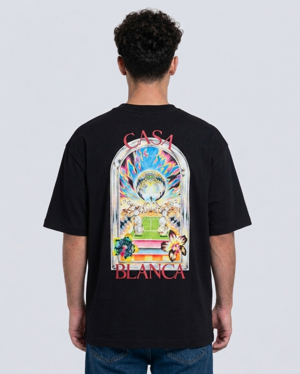 Casablanca Tennis Landscape T-Shirt