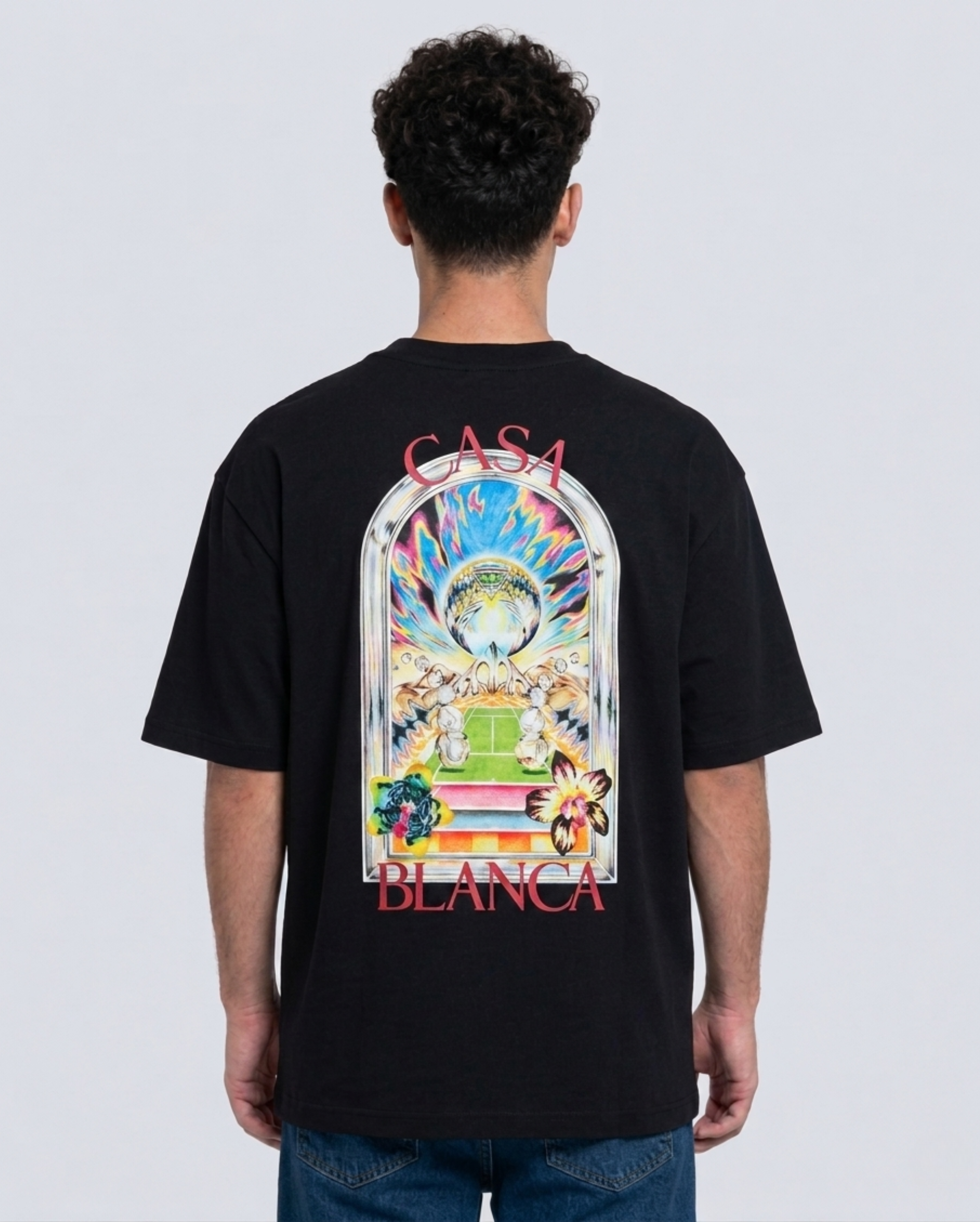 Casablanca Tennis Landscape T-Shirt