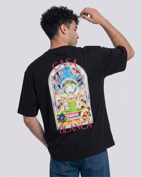 Casablanca Tennis Landscape T-Shirt