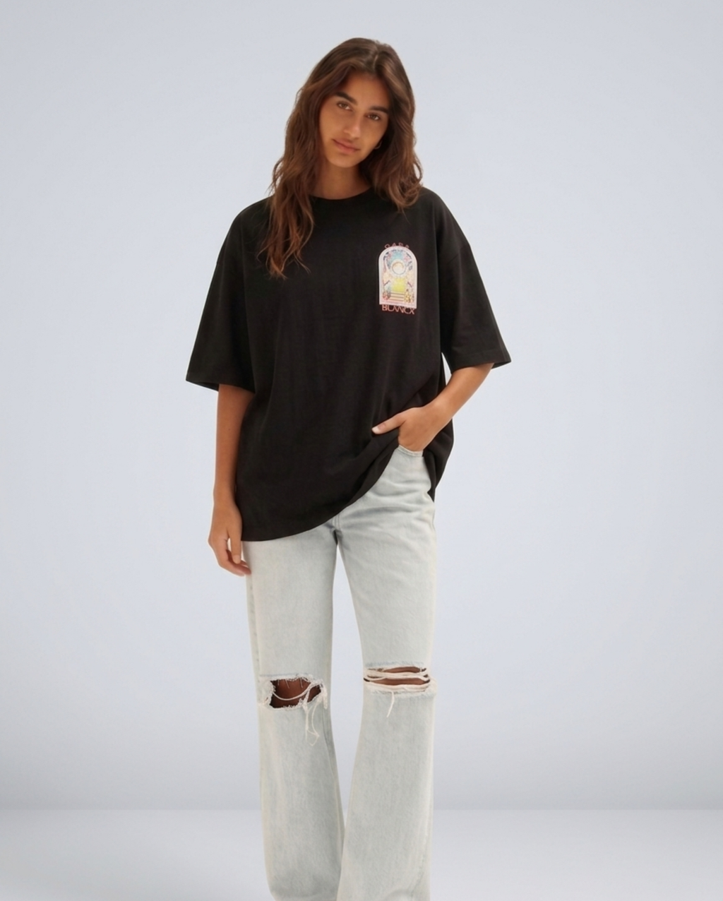 Casablanca Tennis Landscape T-Shirt