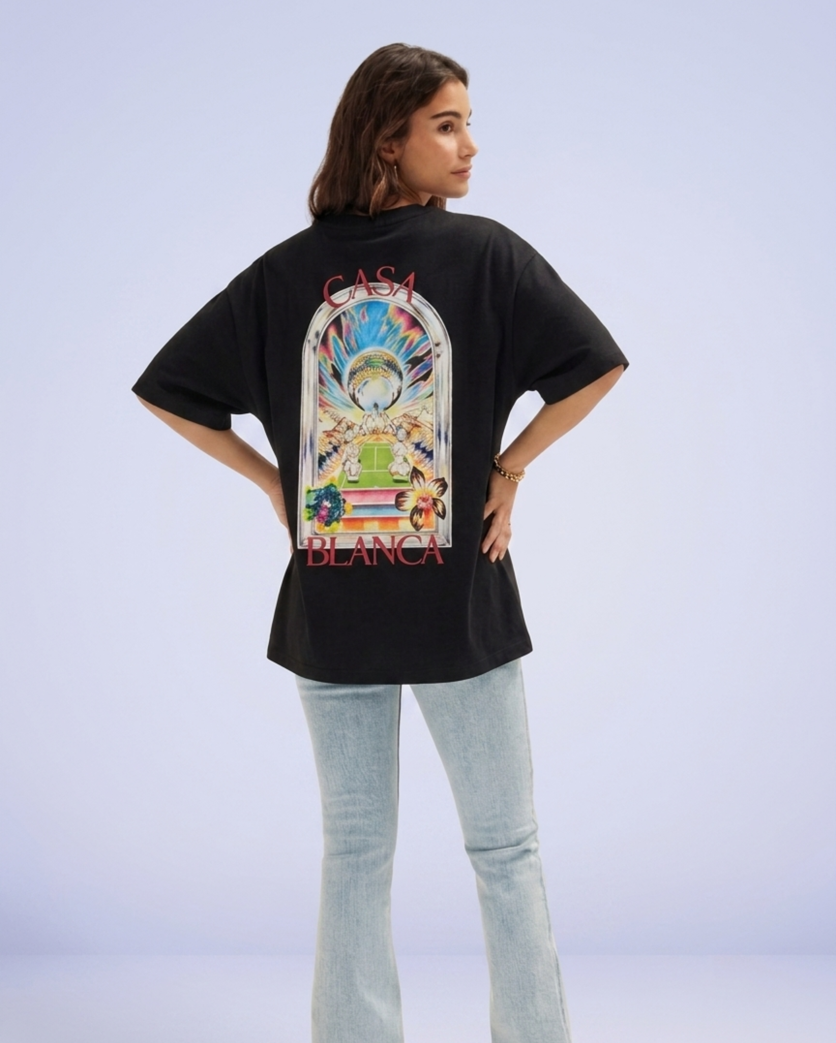 Casablanca Tennis Landscape T-Shirt
